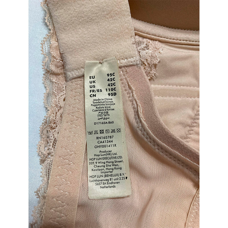 NWD Chantelle Magnifique Full Bust Wireless Bra Beige 42C