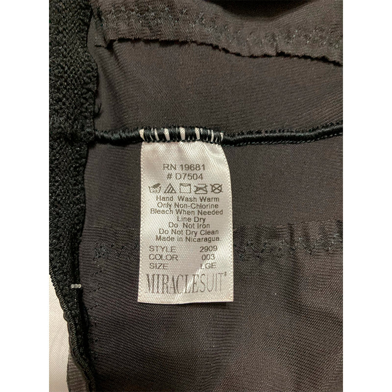 NWD Miraclesuit Shapewear Flexible Fit High-Waist Thigh Black L