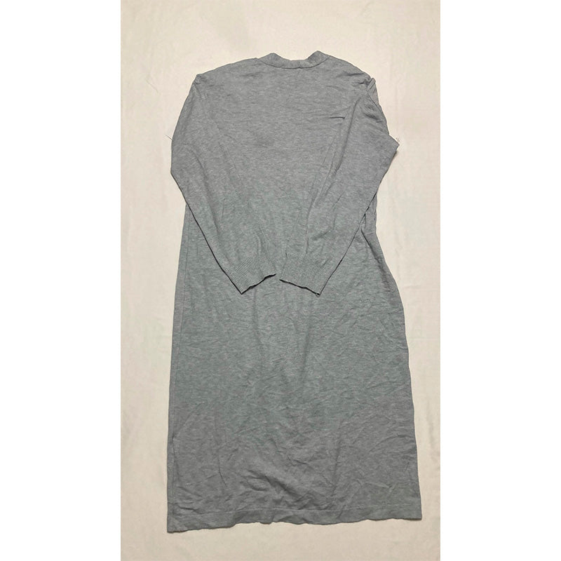 NWD State Of Day Robe Notch Collar Grey Heather M