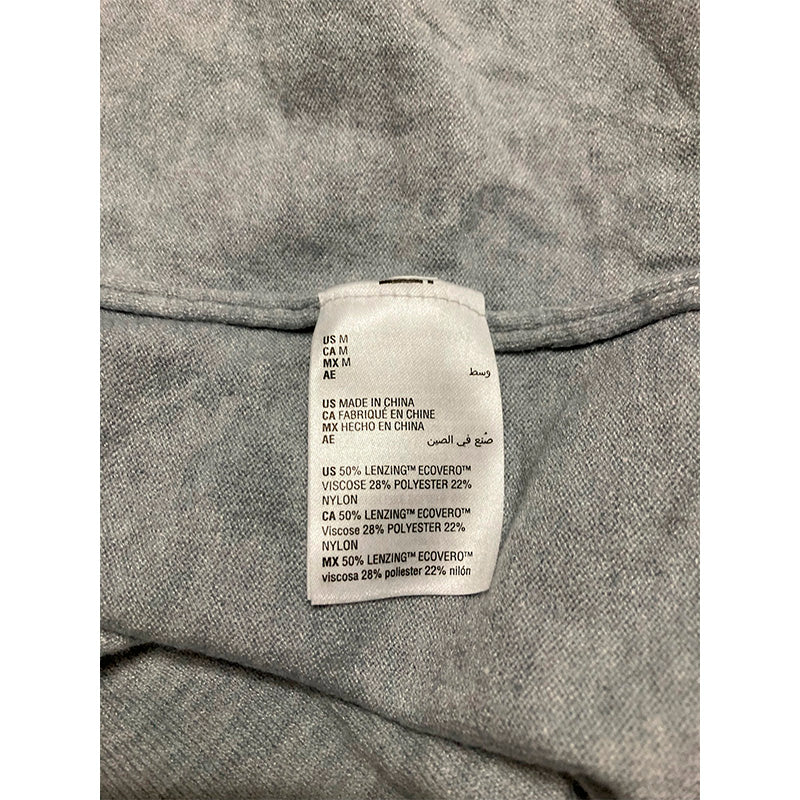 NWD State Of Day Robe Notch Collar Grey Heather M