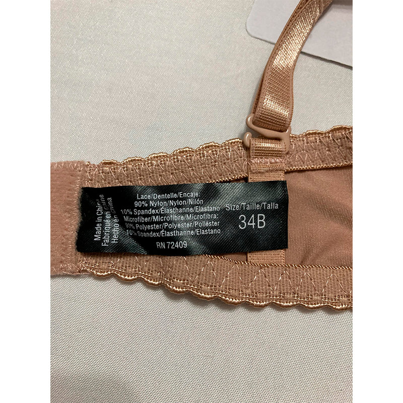 Unbranded Bra Lace Floral Ivory 34B