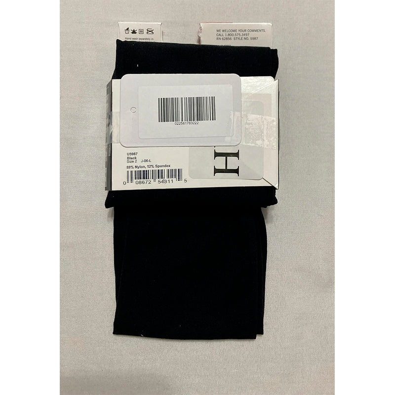 Hue Ultimate Opaque Control Top Tights 1 Pair Black 2