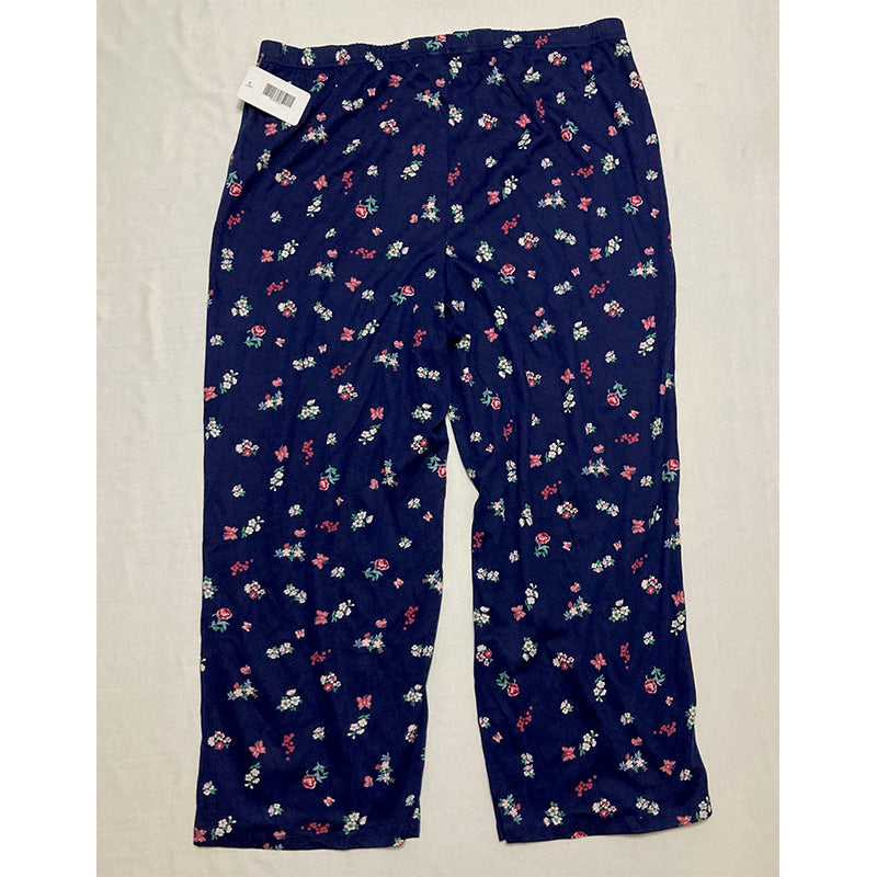 Charter Club Only Pajama Pants Waist Band Multicolor L