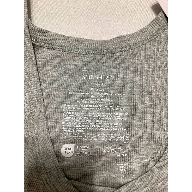 NWD State Of Day Top Blouse Grey M