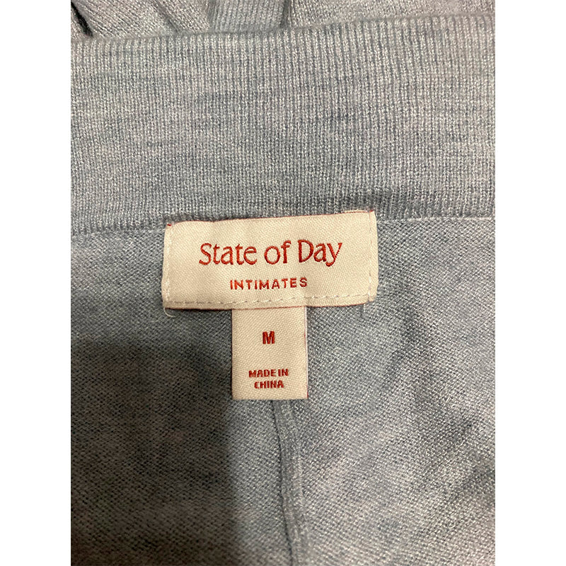 NWD State Of Day Only Pajama Pants Waist Band Grey M