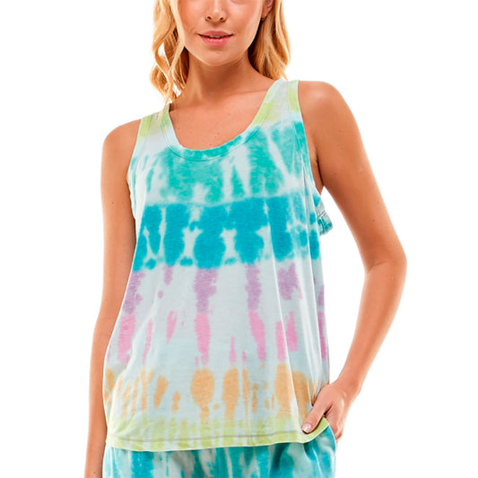 Roudelain Vintage Wash Tie-Dyed Only Pajama Top Multicolor XL