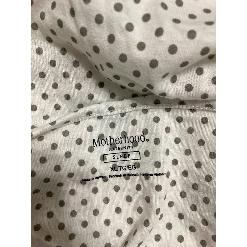 Motherhood Maternity Only Pajama Top Polka Dot XL