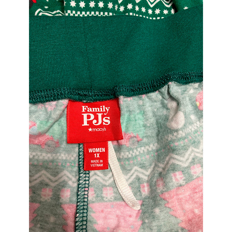 Family Pj Only Sleep Pants Multicolor 1X