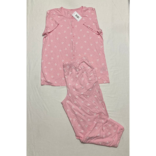 Charter Club Pajama Set Pants and Top Pink S