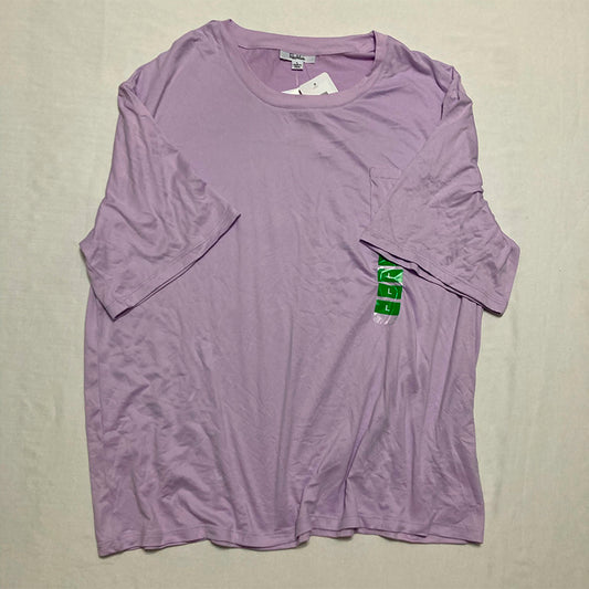 Roudelain Only Pajama Top Short Sleeve Round Neck Lilac L
