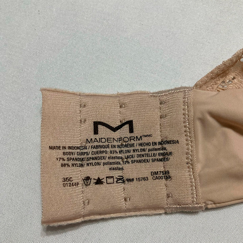 NWD Maidenform One Fab Fit Underwire Paris Nude 36C
