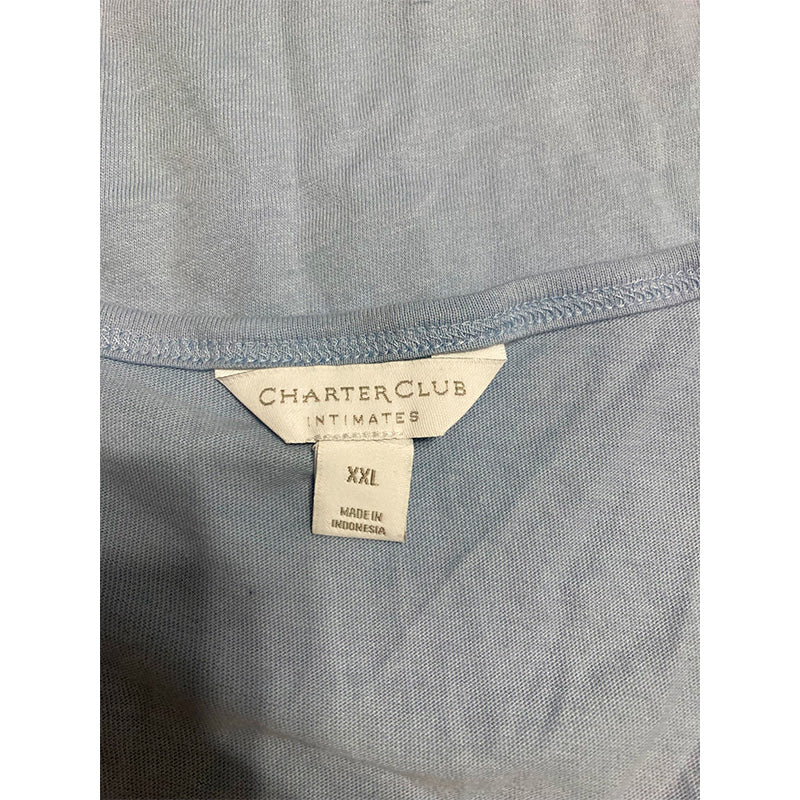 Charter Club Cotton Printed Only Pajama Top 2XL