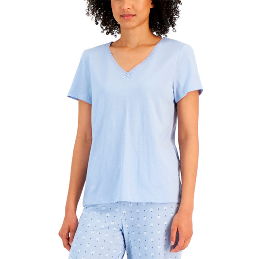 Charter Club Cotton Printed Only Pajama Top 2XL