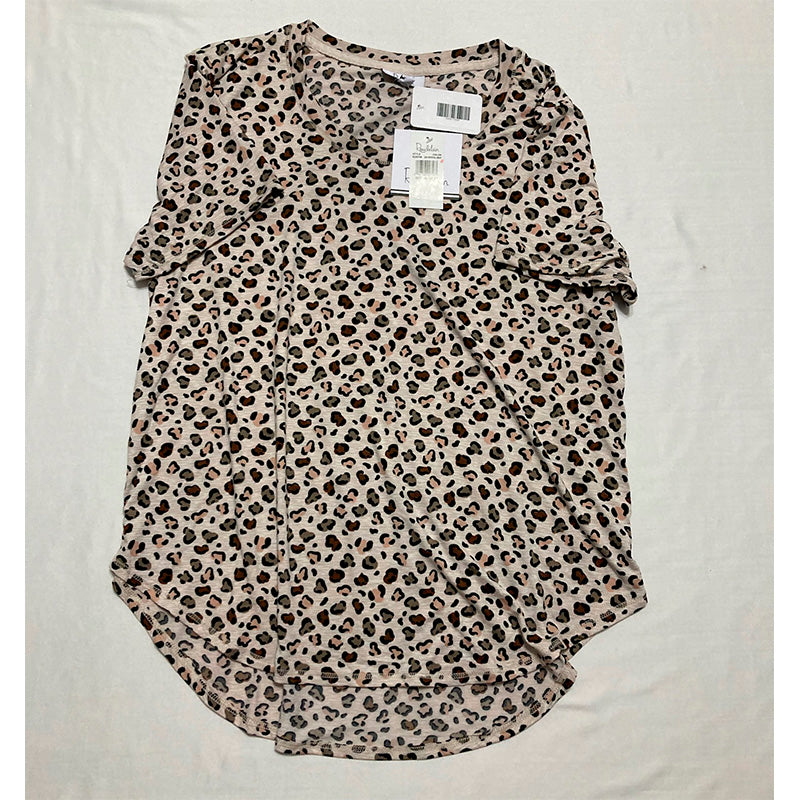 Roudelain Printed Short Only Sleeve Top Multicolor XL