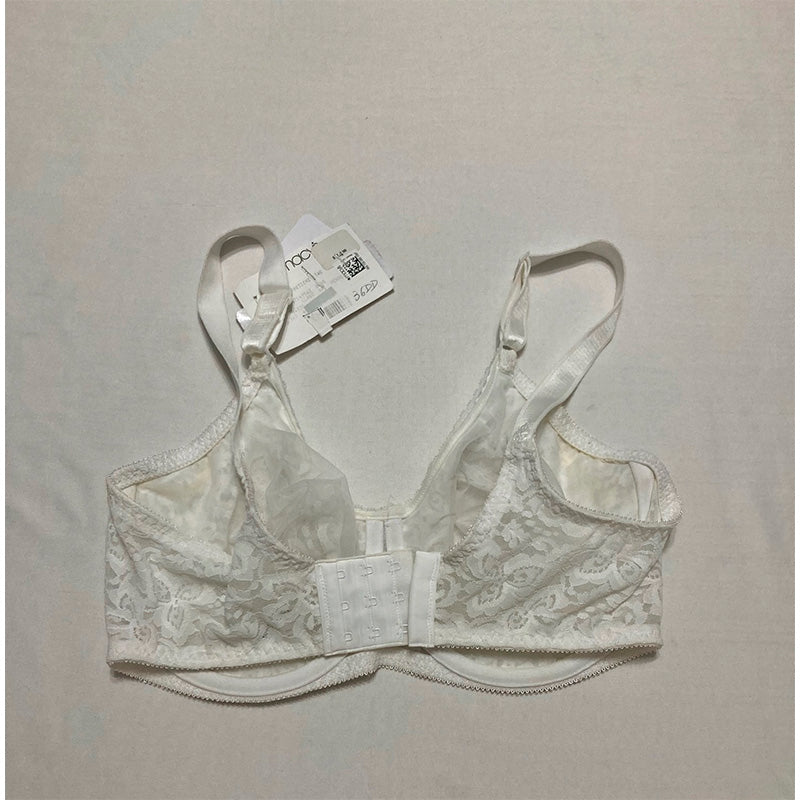 NWD Bali Smooth Stretch Lace Underwire Bra White 36DD
