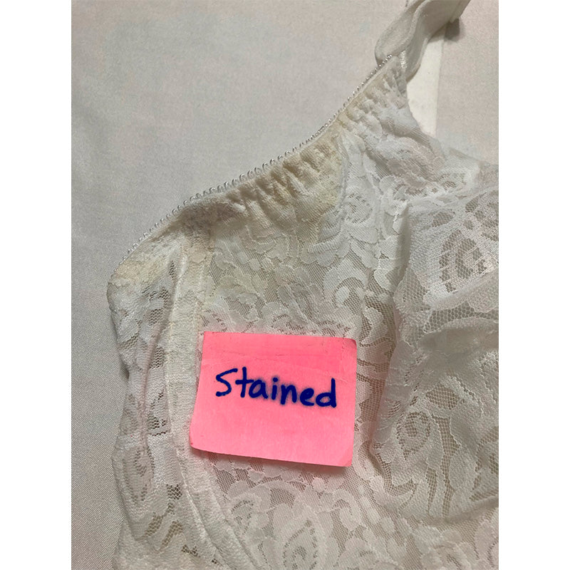 NWD Bali Smooth Stretch Lace Underwire Bra White 36DD