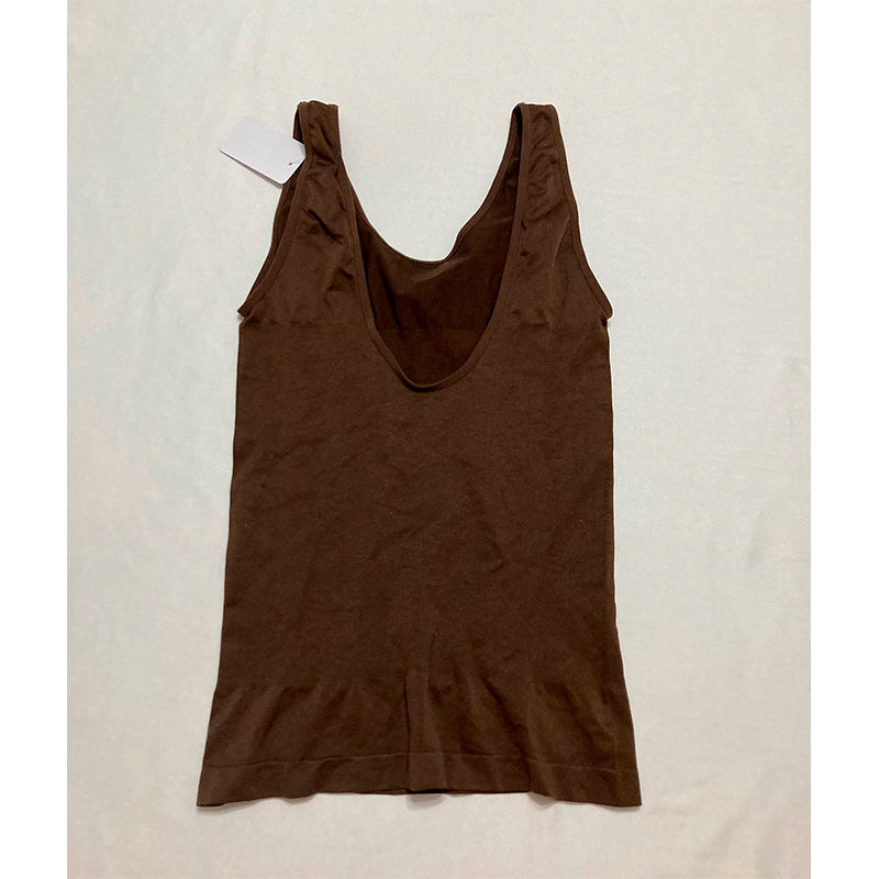 Thalia Sodi Firm Control Shapewear Tank Top Brown XL