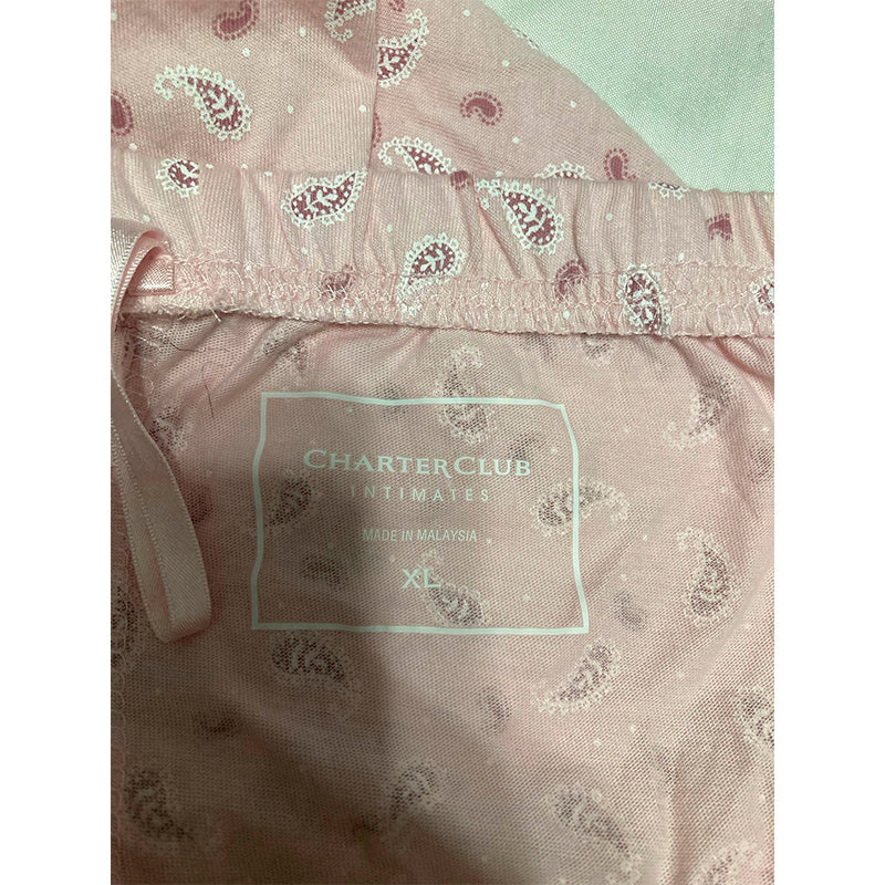 Charter Club Only Sleep Bottom Pink Print XL
