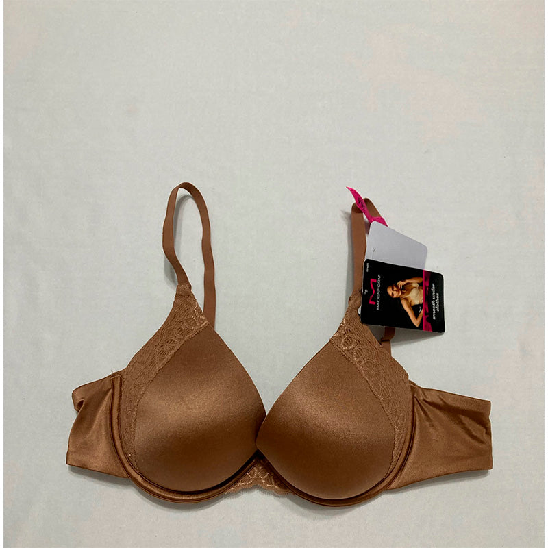 NWD Maidenform Natural Boost Demi Bra Cinnamon Butter 36A