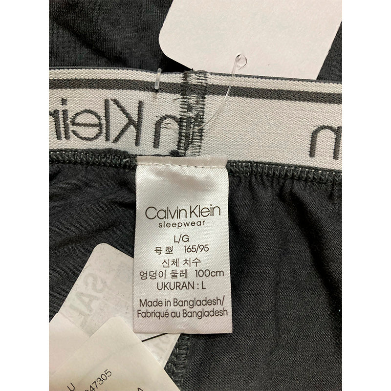 Calvin Klein Short Pajama Logo Band Black L