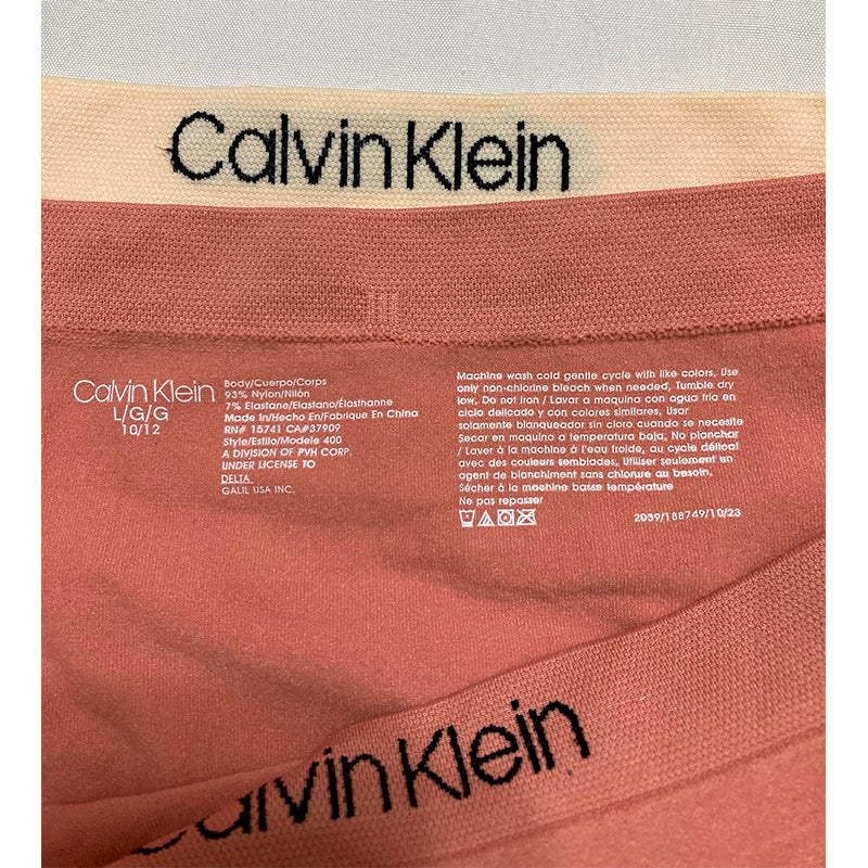 Calvin Klein 2 Pack Panties  Multicolor L