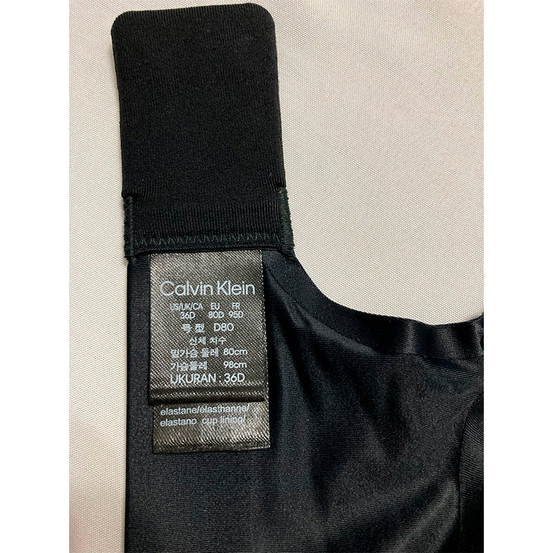 NWD Calvin Klein Liquid Touch Lightly Lined Bra Black 36D