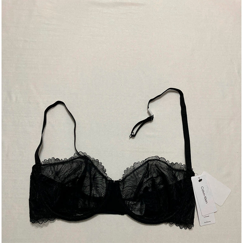 NWD Calvin Klein Lace Balconette Bra Black 36D
