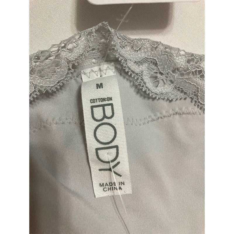 Cotton On Blouse Spaguetti Straps Grey M