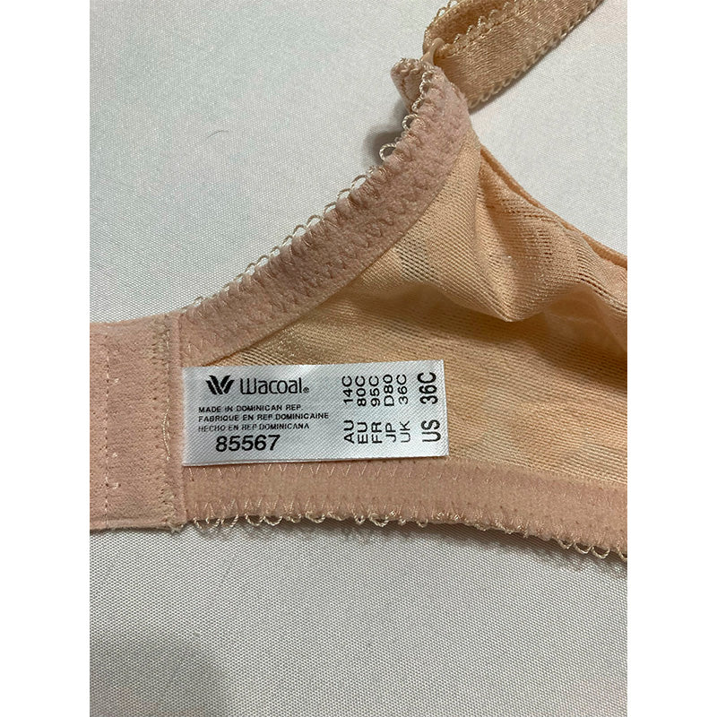 NWD Wacoal Awareness Unlined Full Figure Underwire Bra Sand 36C