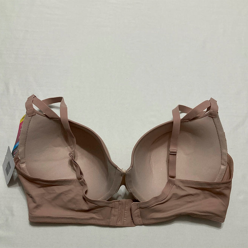 NWD Maidenform Underwire Demi Bra Best Push-Up Nude 40D