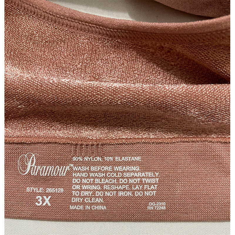 Paramour Body Smooth Seamless Wireless Bralette 3X