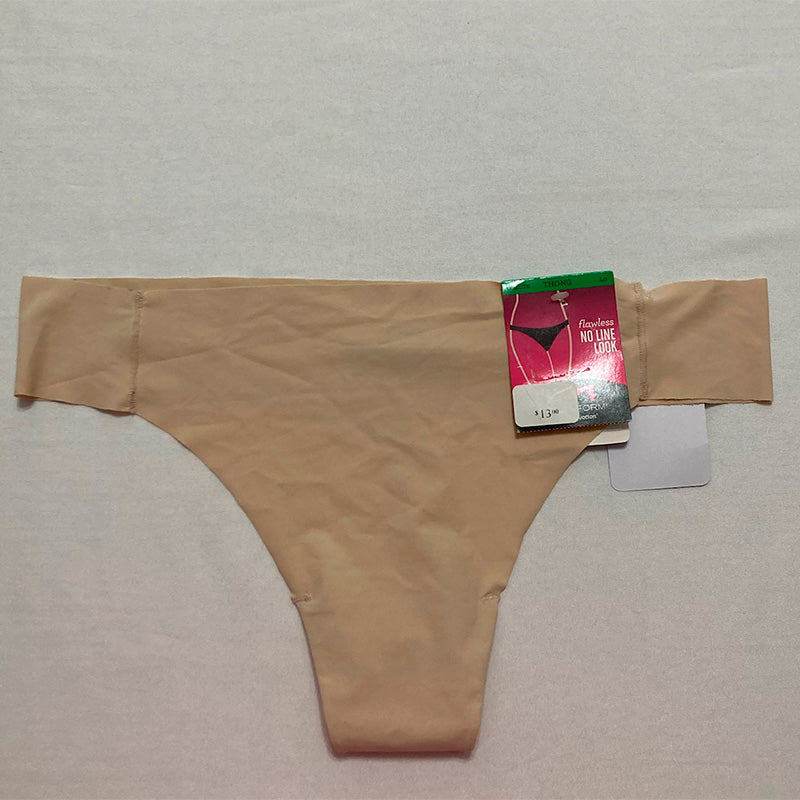 NWD Maidenform Comfort Devotion Flawless No Show Thong Latte Lif L
