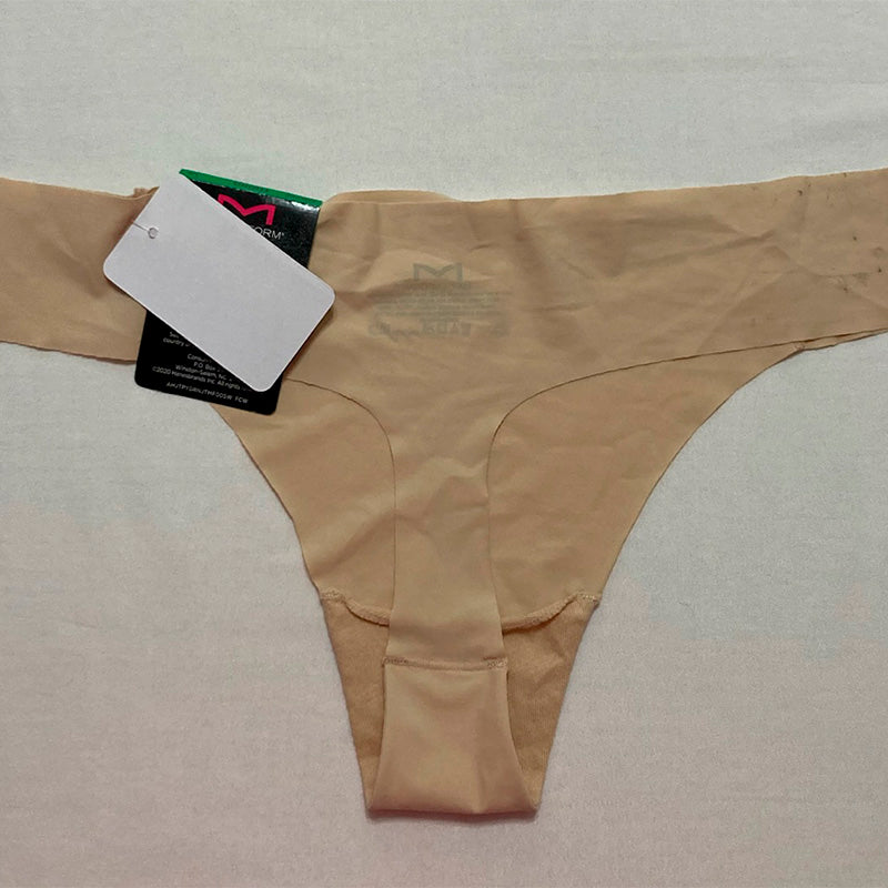 NWD Maidenform Comfort Devotion Flawless No Show Thong Latte Lif L