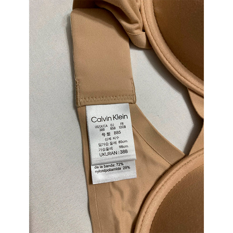 NWD Calvin Klein Fit Lightly Lined T-Shirt Bra with Memory Touch Bare 38B