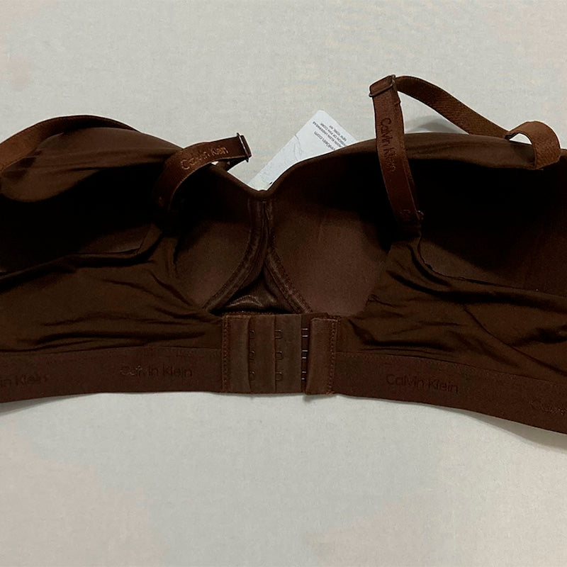 Calvin Klein Bra Adjustable Straps Brown XL