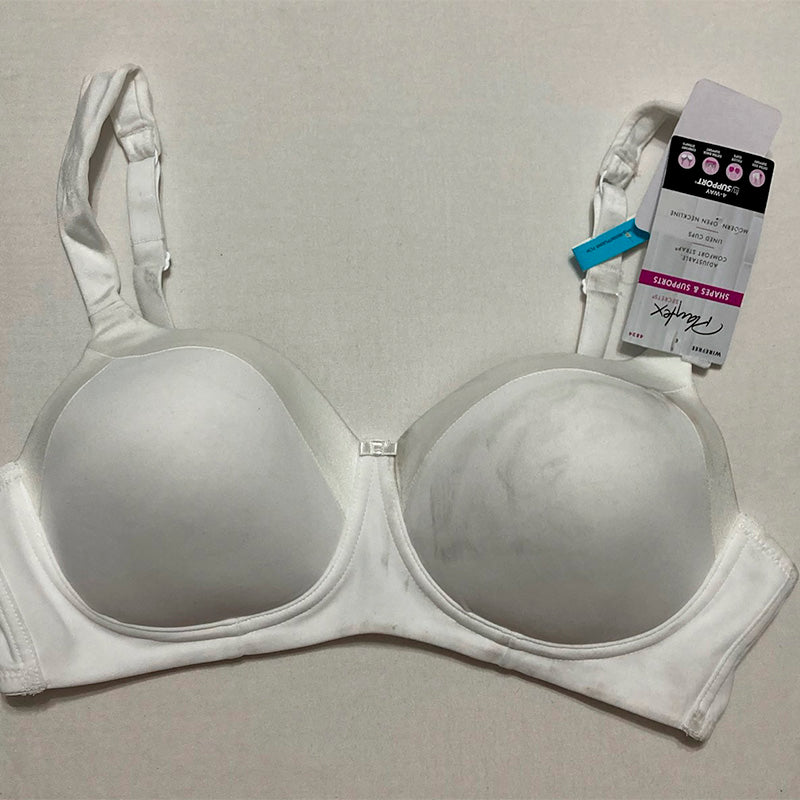 NWD PLAYTEX Secrets Full-coverage Wireless T-shirt White 36C