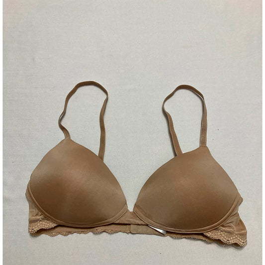 NWD Calvin Klein Seductive Comfort with Lace Lift Demi Bra Bare 34B