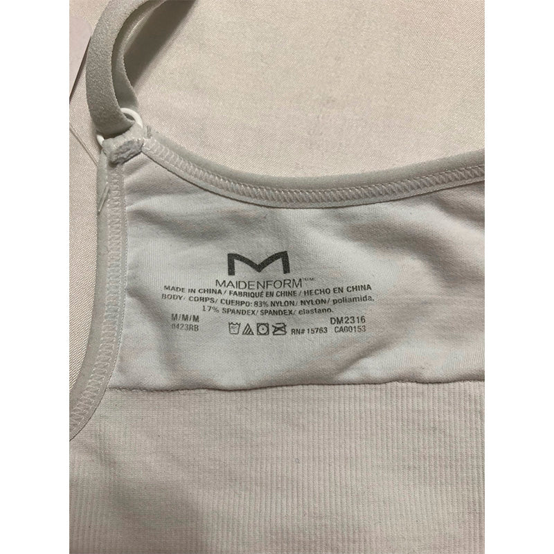 NWD Maidenform Seamless Lift Wireless Long-Line White M