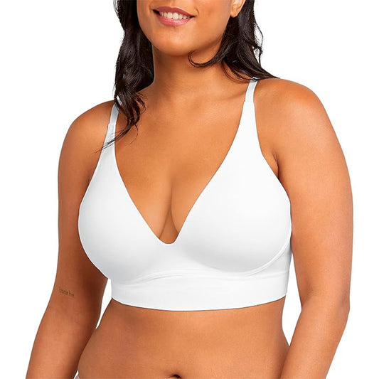 NWD Maidenform Seamless Lift Wireless Long-Line White M