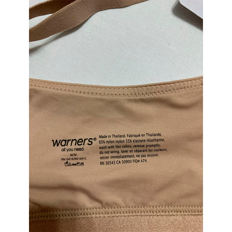 NWD Warner's Super Soft Wireless Lift Convertible Comfort Beige M