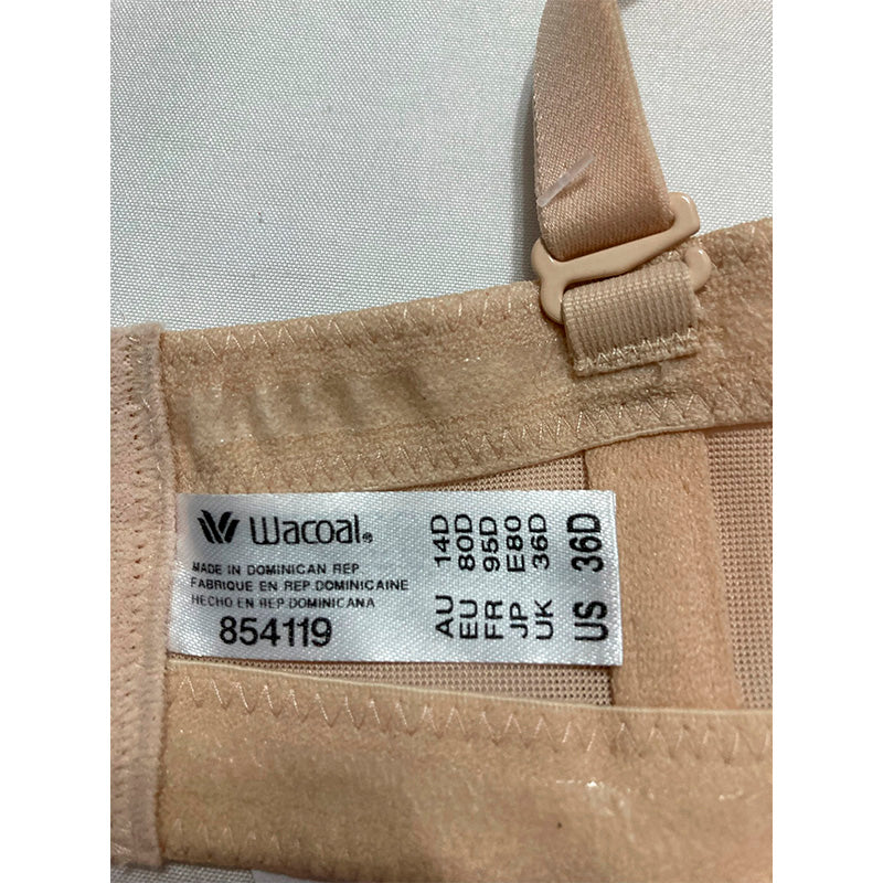 NWD Wacoal Full Busted Strapless Convertible Bra Sand 36D