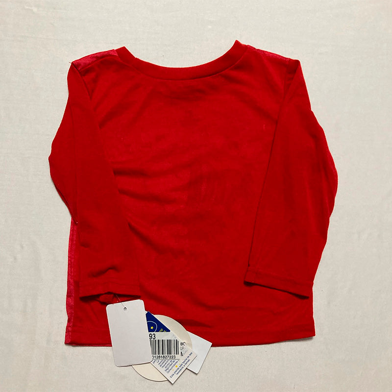 Peanuts Pajama Top Child Red 2T