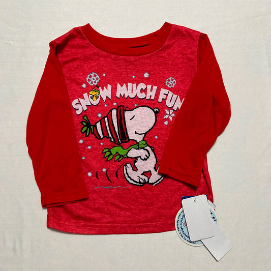 Peanuts Only Pajama Top Child Red 2T