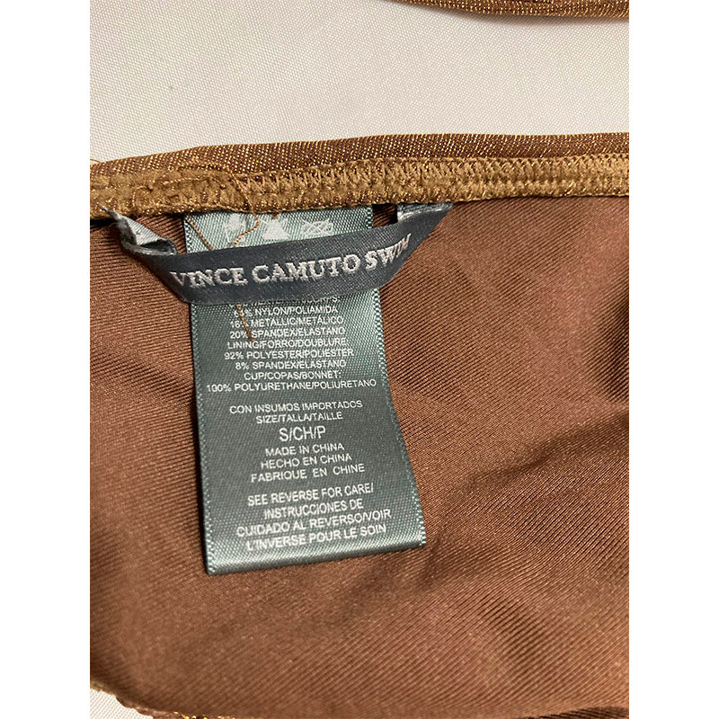 NWD Vince Camuto Swimwear Top Cocoa S