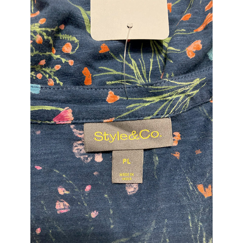 Style & Co Printed T-shirt Multicolor PL