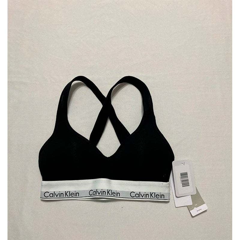 NWD Calvin Klein Modern Cotton Lightly Lined Bralette Black XS