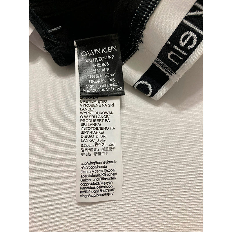 NWD Calvin Klein Modern Cotton Lightly Lined Bralette Black XS