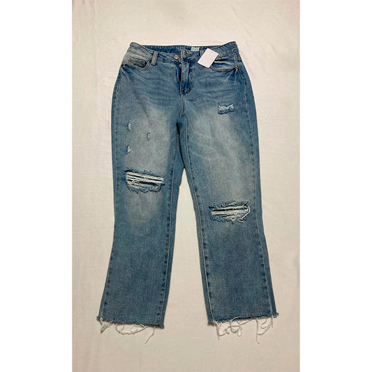 NWD Time True Destroyed Jeans Blue 6