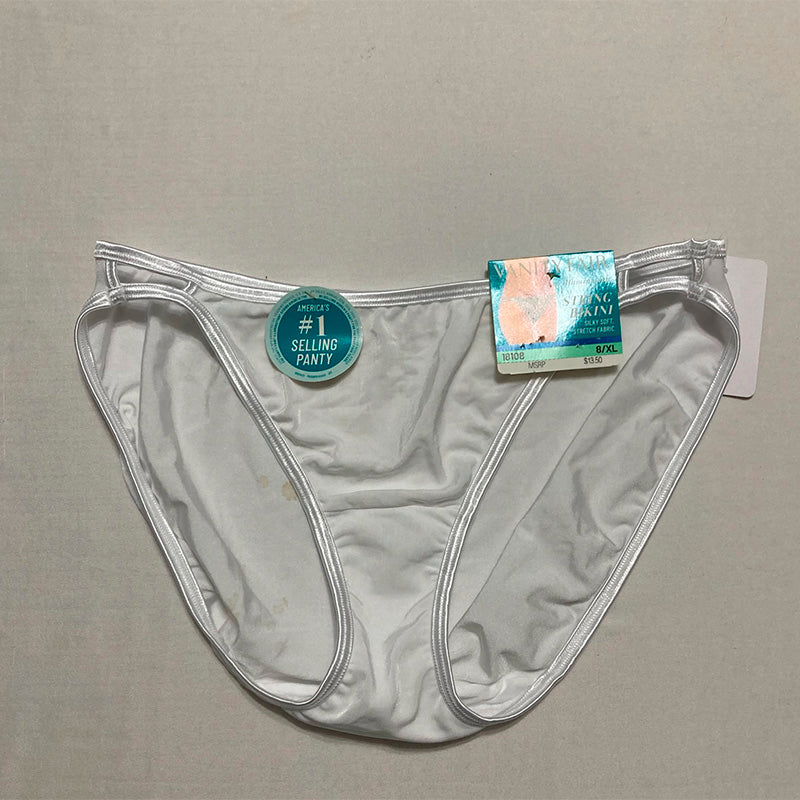 NWD Vanity Fair Illumination String Panties Bikini White XL