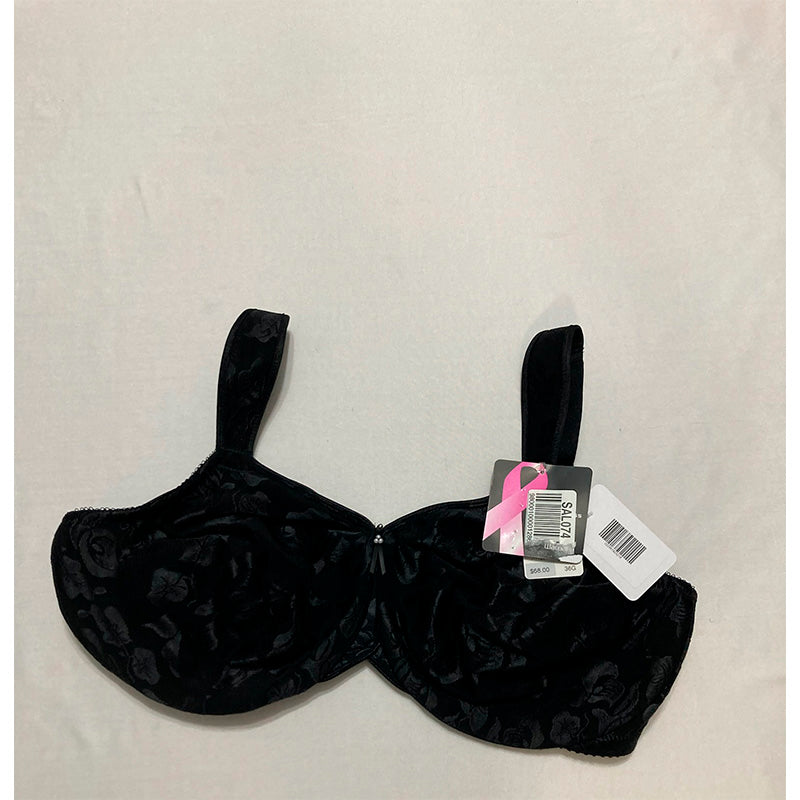 NWD Wacoal Awareness Unlined Full Figure Underwire Bra Black 36G